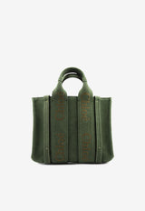 Chloé Small Woody Tote Bag CHC23AS397L123E8 WIDE FOREST Green