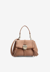 Chloé Mini Penelope Top Handle Bag CHC23AS575K15527 WOODROSE Beige