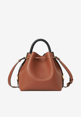 Chloé Marcie Bucket Bag in Leather CHC23AS606I3125M TAN Tan