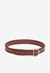 Chloé Mony Belt in Vegan Leather CHC23SC015VGS201 PURE BROWN