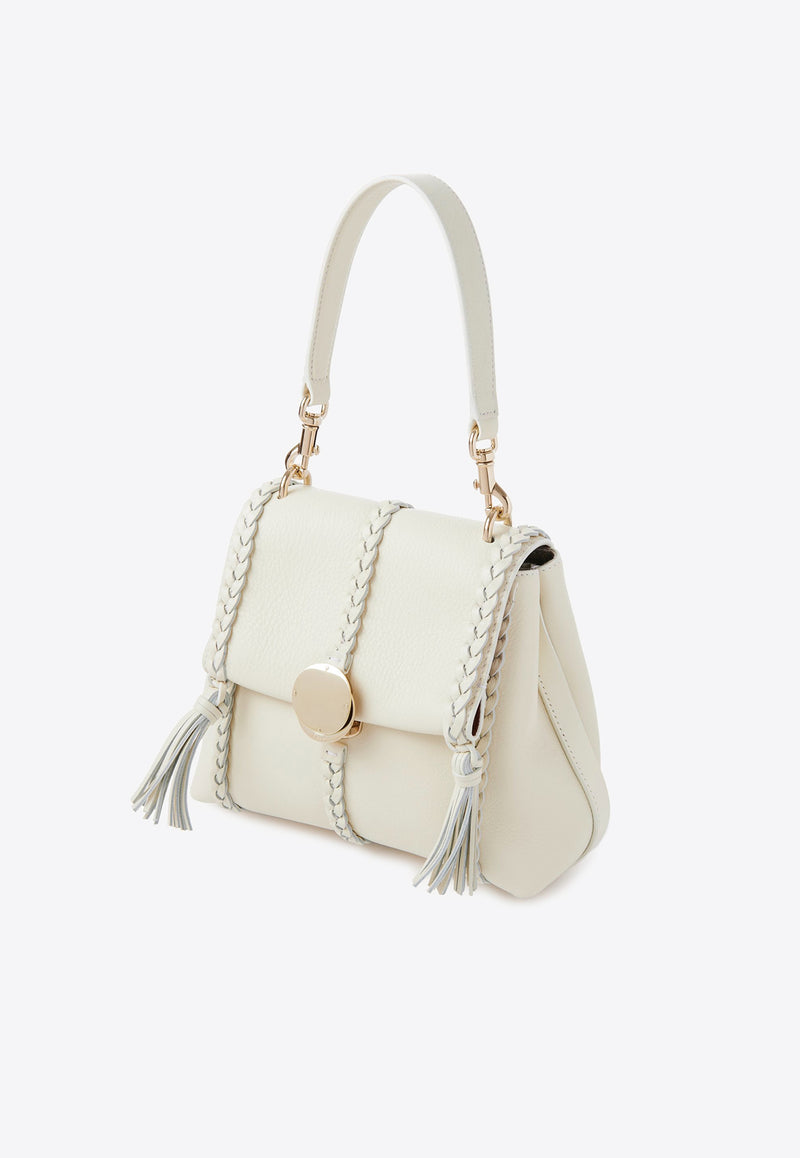 Chloé Small Penelope Shoulder Bag CHC23US567K15101 WHITE