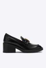 Chloé Marcie 60 Brushed Leather Pumps Black CHC23W942EY/P_CHLOE-001