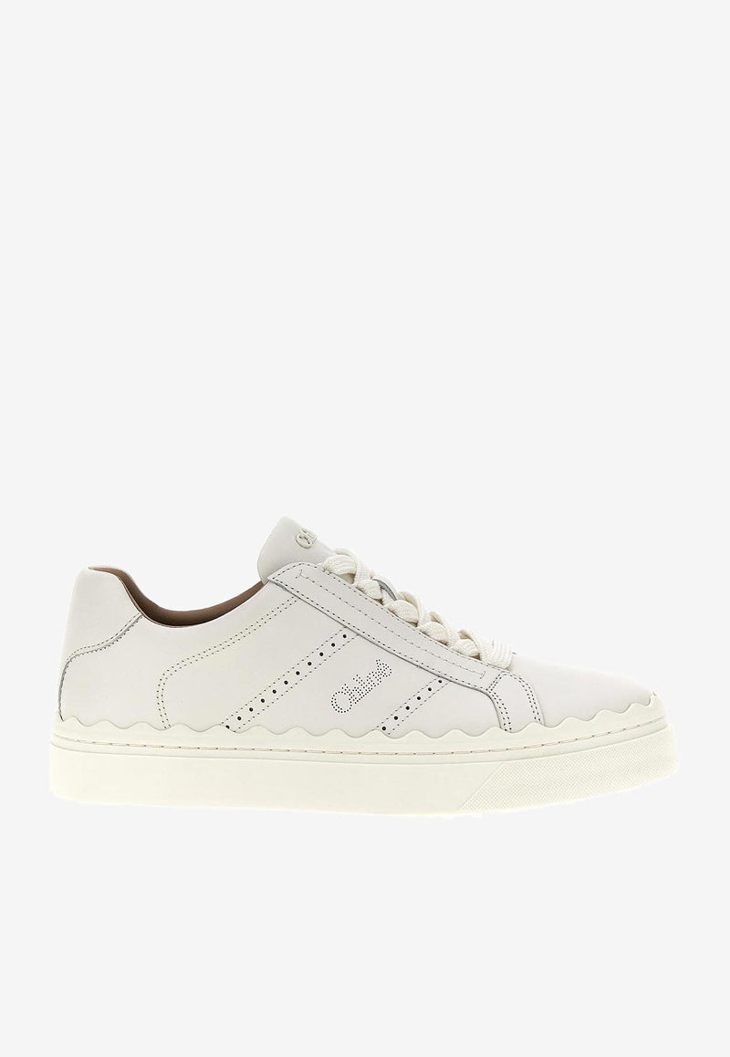 Chloé Lauren Low-Top Sneakers CHC23W953GQ101 WHITE