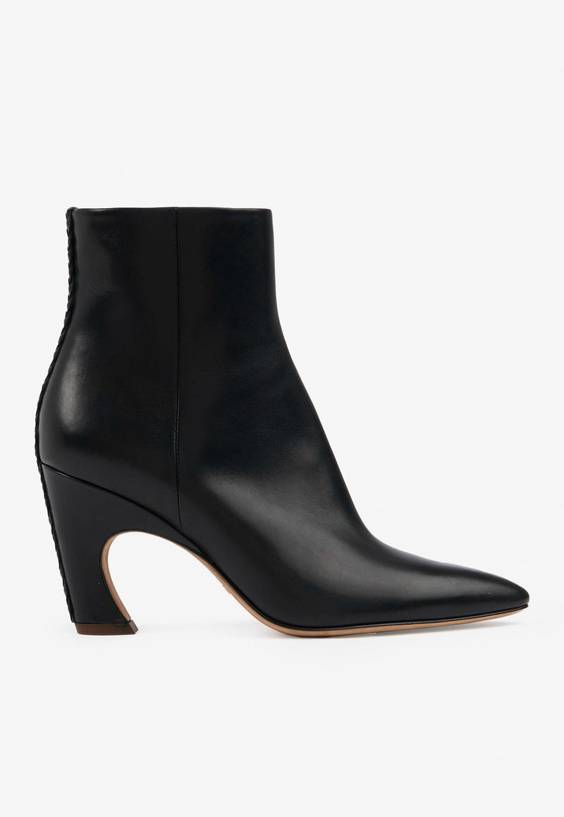 Chloé Oli 80 Ankle Boots CHC23W960GT001 BLACK