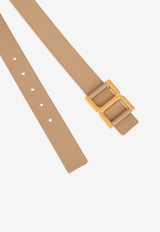 Chloé Marcie Leather Belt CHC23WC035MAR20G ARGIL BROWN