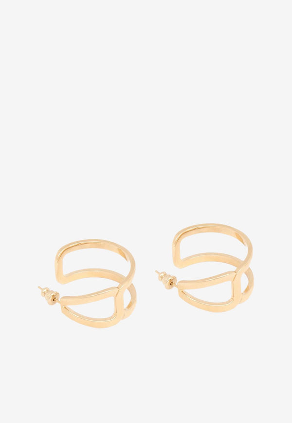 Chloé Marcie Hoop Earrings CHC23WFE03CB7745TU BRIGHT GOLD