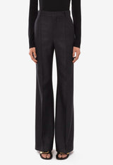 Chloé High-Waist Flared Pants CHC23WPA11065001 BLACK