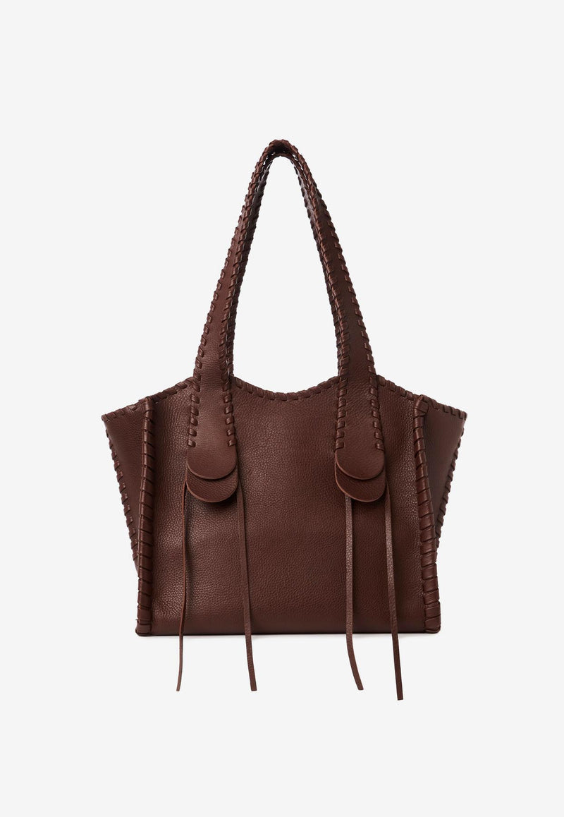 Chloé Medium Mony Tote Bag CHC23WS561L4925C CHOCOLATE