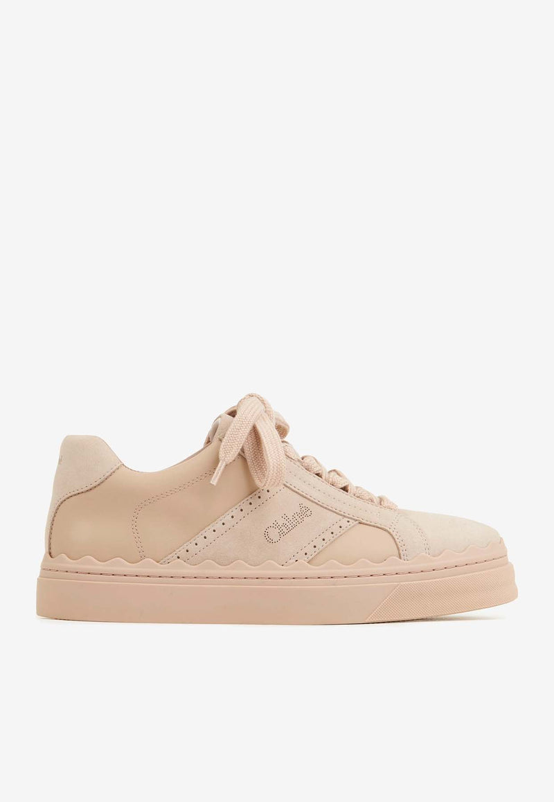 Chloé Lauren Low-Top Sneakers CHC24A953ND276 Smooth Tan