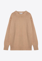 Chloé Cashmere-Blend Knitted Sweater Pink CHC24AMP48520/P_CHLOE-6H2