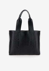 Chloé Medium Woody Leather Tote Bag CHC24AS434N84001 Black