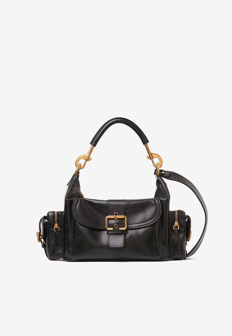 Chloé Shoulder Bag in Shiny Leather CHC24AS533N83001 Black