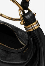 Chloé Small Bracelet Leather Hobo Bag Black CHC24AS611N72/P_CHLOE-001