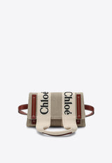 Chloé Woody Logo Canvas Belt Bag Beige CHC24AS681L17/P_CHLOE-90U