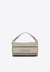 Chloé Woody Tubular Shoulder Bag Gray CHC24AS682L17/P_CHLOE-084