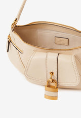 Chloé The 99 Leather Shoulder Bag CHC24AS710N8424Q Sweet Beige