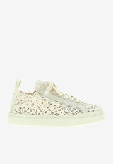 Chloé Lauren Low-Top Sneakers CHC24S00KHR101 White