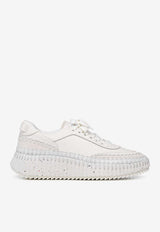 Chloé Nama Low-Top Sneakers CHC24S00RBD100 Brilliant White