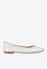 Chloé C-Logo Ballerina Flats CHC24S973DV9DL SILVER