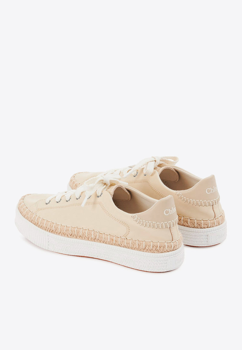 Chloé Telma Low-Top Sneakers CHC24S994HG105 PEARL