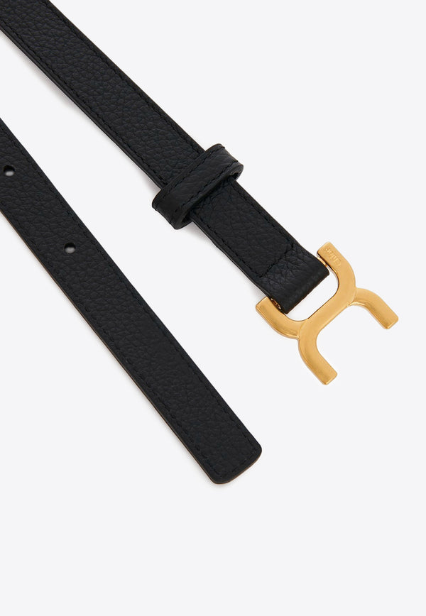 Chloé Marcie Slim Belt CHC24SC050MAR001 BLACK