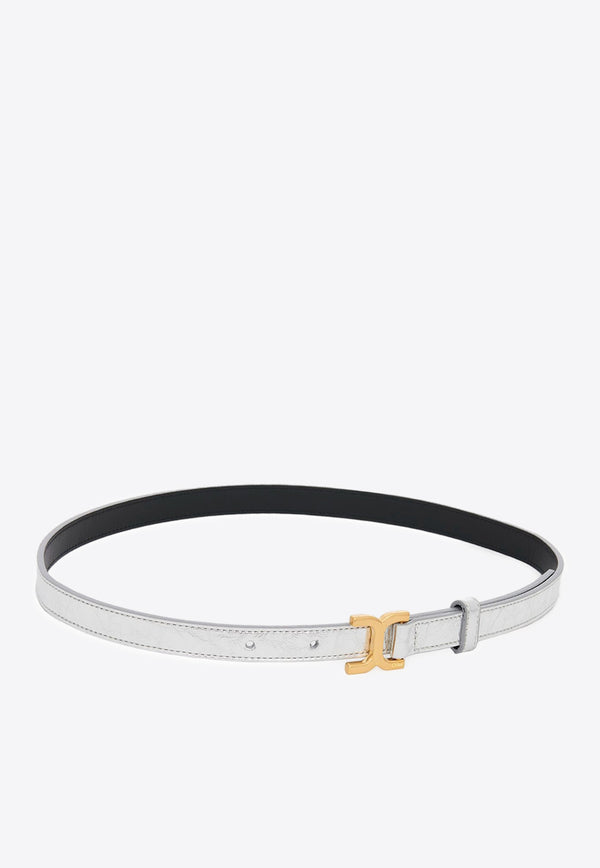 Chloé Marcie Slim Belt CHC24SC050MTC9DL SILVER