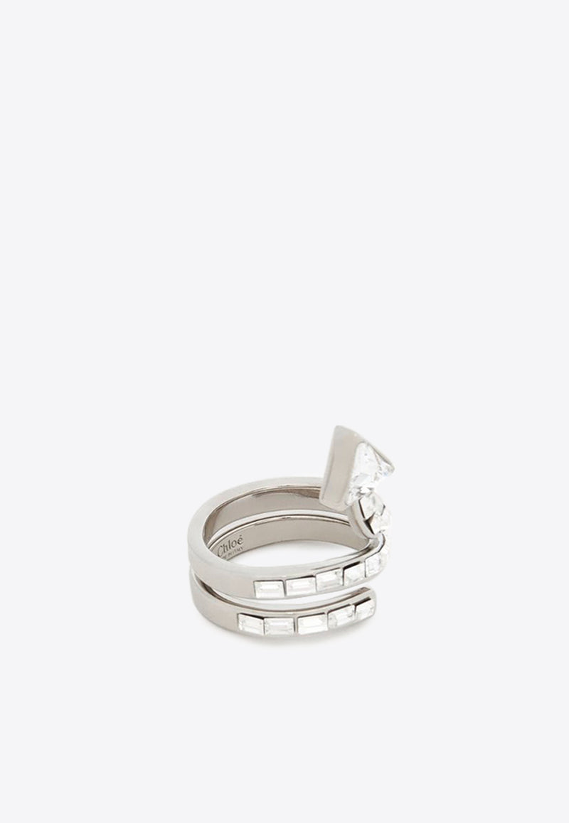 Chloé Arrow Thelma Spring Ring CHC24SFR50CH59DG PALLADIUM