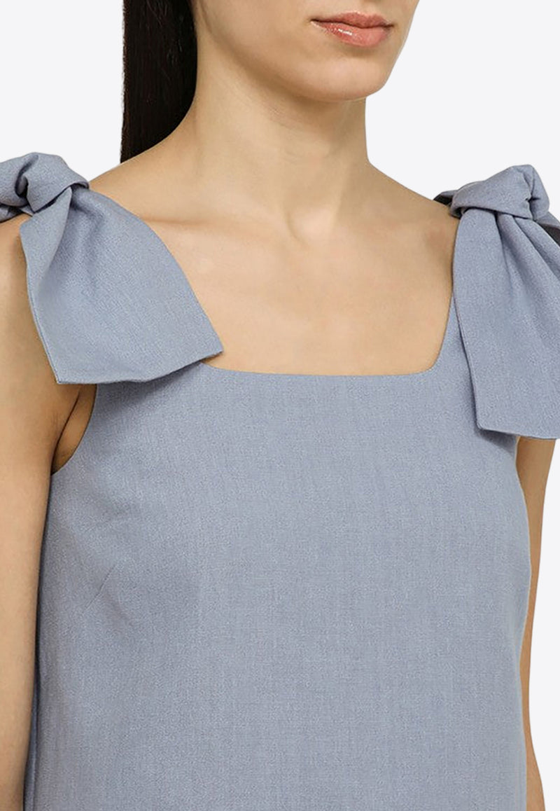 Chloé Bow-Detailed Tank Top Blue CHC24SHT28130/O_CHLOE-4E0