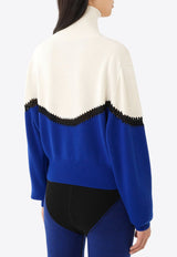 Chloé Generous Turtleneck Sweater CHC24SMP838104C8 FRESH INDIGO