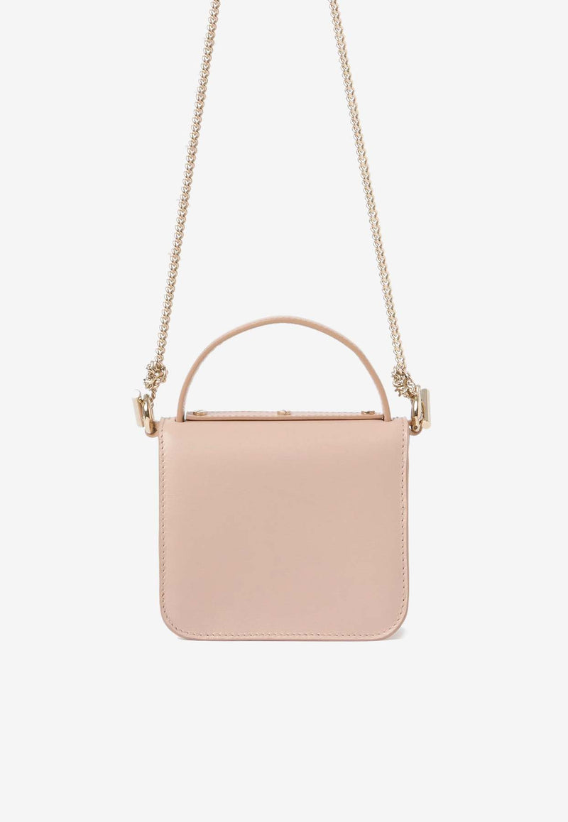 Chloé Micro Penelope Top Handle Bag CHC24SP423L8726Z POWDER BEIGE