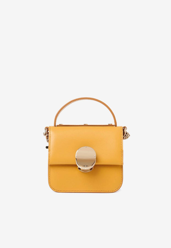 Chloé Micro Penelope Top Handle Bag CHC24SP423L87746 HONEY GOLD