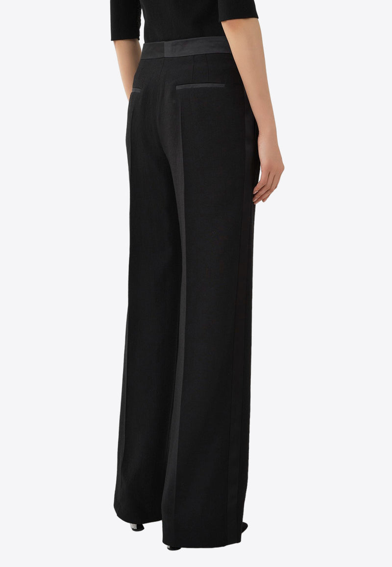 Chloé Wool Straight-Leg Pants CHC24SPA03068001 BLACK