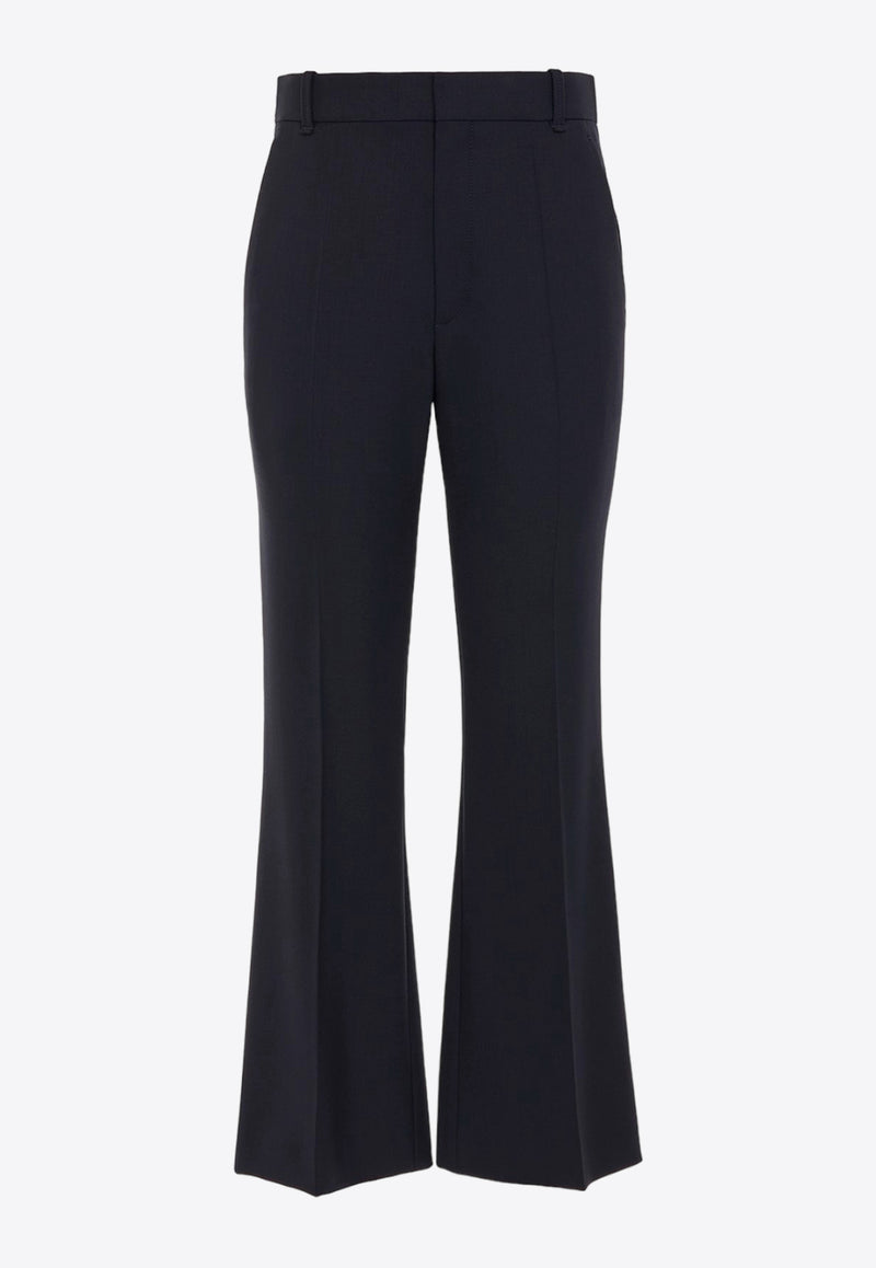 Chloé Bootcut Cropped Pants in Wool CHC24SPA1006248M ABYSS BLUE