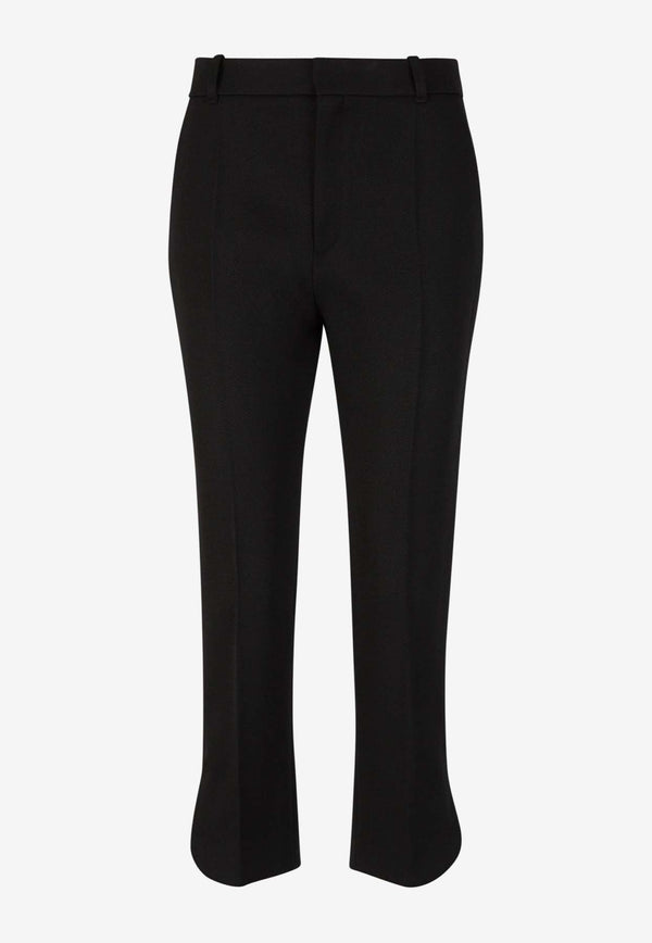 Chloé X Atelier Jolie Tailored Wool Pants CHC24SPA75270001 BLACK