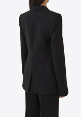 Chloé Arrow-Brooch Wool Blazer CHC24SVE06068001 BLACK