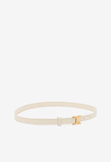 Chloé Marcie Leather Belt CHC24UC050MAR110 MISTY IVORY