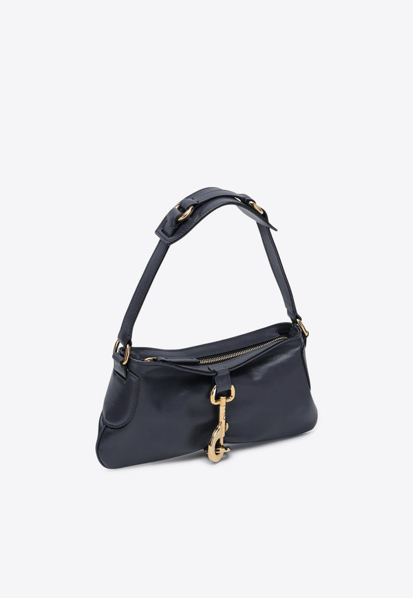 Chloé Kerala 25 Leather Shoulder Bag Black CHC25SS743O49/Q_CHLOE-44C