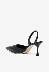 Manolo Blahnik Chongasli 70 Slingback Pumps CHONGASLI 70 BLACK 0015 1357-0002 Black