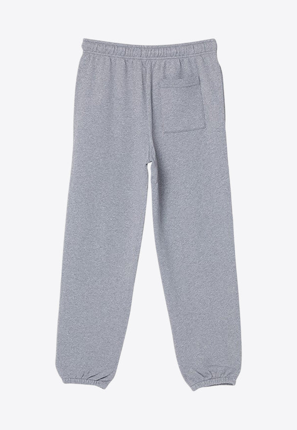 Acne Studios Kids Boys Face Patch Track Pants Gray CK0113WO/P_ACNE-X92