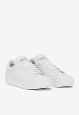 Dolce 
Gabbana Portofino Leather Low-Top Sneakers CK1544 A1065 80001 White