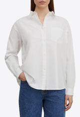 Skall Studio May Long-Sleeved Poplin Shirt White CL23001WHITE