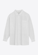 Skall Studio Edgar Oversized Long-Sleeved Shirt White CL3013WHITE