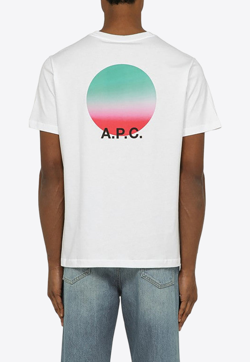 A.P.C. Nolan Logo T-shirt White COEIO-H26360CO/O_APC-AAB