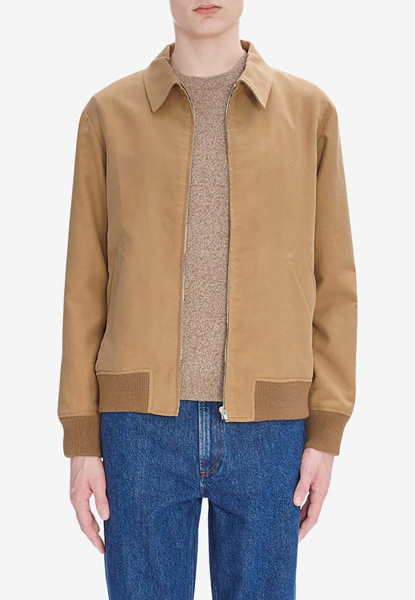 A.P.C. Gilles Zip-Up Jacket COHAK-H02706BEIGE