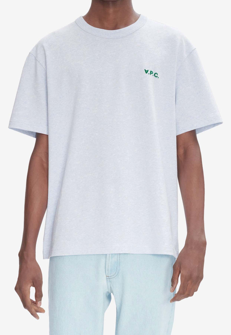 A.P.C. Logo Short-Sleeved Boxy T-shirt COHBQ-H26391WHITE