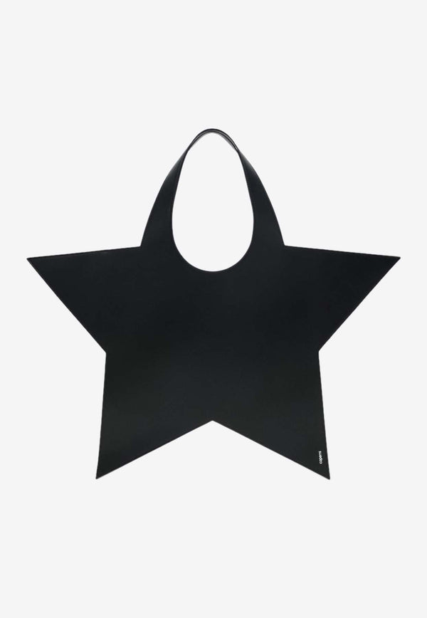 Coperni Star Leather Tote Bag Black COPBA86405LE/Q_COPE-BLK