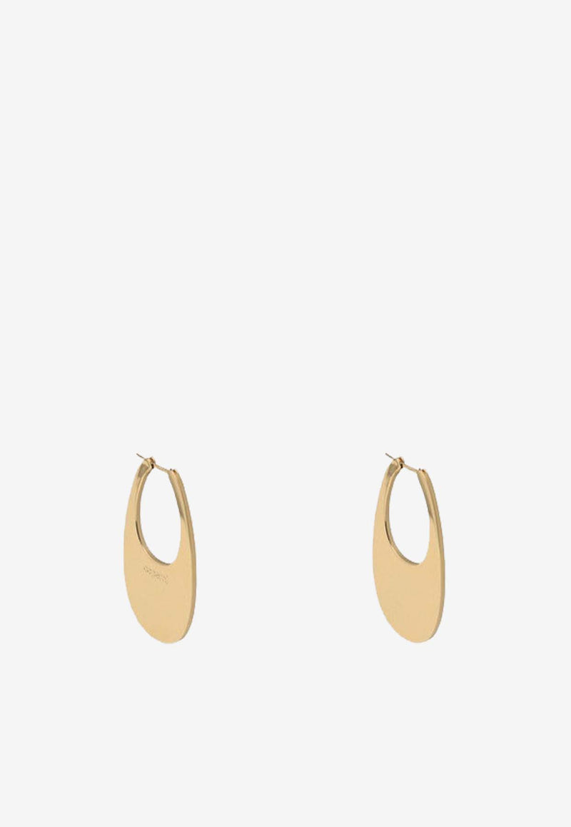 Coperni Swipe Drop Earrings Gold COPBI01725MET/Q_COPE-GOLD