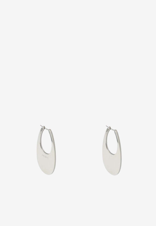 Coperni Swipe Drop Earrings Silver COPBI01725MET/Q_COPE-SILV