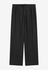 Loulou Studio Wide-Leg Tailored Pants Black COVEWO/Q_LOULO-BM