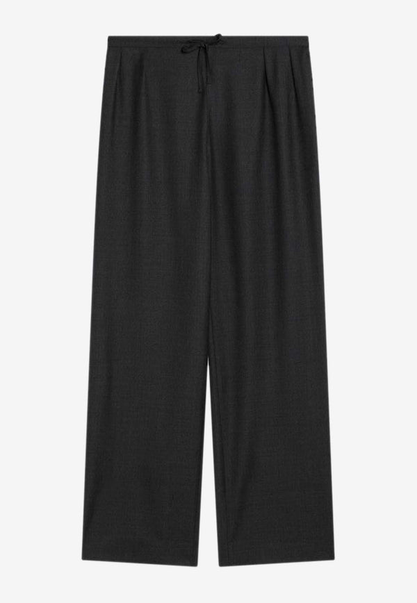 Loulou Studio Wide-Leg Tailored Pants Black COVEWO/Q_LOULO-BM